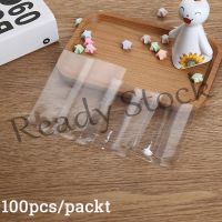 【hot sale】 ▨ B41 100pcs/packet Transparent Baking Bag Cake Candy Bag Food Wrapping Paper