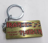 KEY CHAIN พวงกุญแจ IRONMAIDEN ลายธง