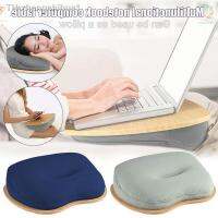 [เคเบิ้ล] [BEST] Laps Desk Fits up to 14 inch Slim Laptop Laptops Stand with Pillow with Cable Hole Anti-Slip Strip