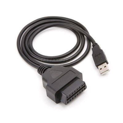 【hot】▩✷◎  1pcs New 16Pin OBD2 To USB Port Charger Cable Diagnostic Car Accessories