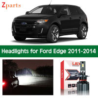 Car Bulbs For Ford Edge 2011 2012 2013 2014 LED Headlight Headlamp Low High Beam Canbus Lights Auto Lighting Accessories