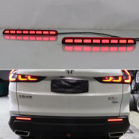 LED Rear Fog Lamp For Honda CR-V CRV 2023 2024 Car Bumper ke Light Reflector 3-in-1 Functions Signal Indicators