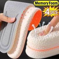 4Pcs Soft Sport Insoles High Elasticity Comfortable Plantar Insoles for Feet Man Women Orthopedic Shoe Sole Running Accessories