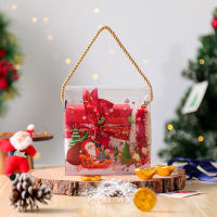 Christmas Eve Gift Boxes Transparent Gift Packaging Festive Gift Packaging Clear Hand-held Gift Bag Christmas Party Supplies