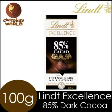 Lindt Excellence Dark 85% Cocoa Chocolate Bar 100g