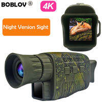 BOBLOV NV1000C 4K IR Infrared Night Vision กล้องส่องทางไกลถ่ายภาพความร้อนด้วยตาเดียว Thermal Imaging Binoculars Telescope Scope Video Camera for Outdoor Night Watching Wildlife Observing