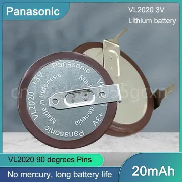 New Genuine Panasonic VL2020 Battery for Select BMW E38 E46 E60