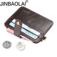 【CW】◘  Hot Leather Mens Wallet With Small Money Man Thin Credit Card Holder Purse Male