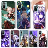 Genshin เกมเคสโทรศัพท์ผลกระทบฮ็อตสำหรับ Xiaomi Redmi 9 9A 9C 9T 10 10A 10C 8 8A 7 7A 6 6A S2 K20 K40โปรปลอกซิลิโคนนิ่ม