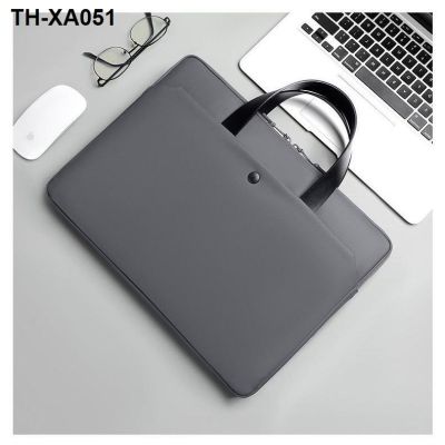 Thin and light notebook computer bag waterproof scratch for huawei apple 14 inch lenovo 15.6 shock
