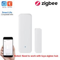 ผ่านเซ็นเซอร์ประตู ZigBee เครื่องตรวจจับหน้าต่างความปลอดภัยภายในบ้านอัจฉริยะประตูบานเลื่อนอัตโนมัติเซ็นเซอร์สัมผัสแม่เหล็กสนับสนุน alex. คุณสมบัติของ