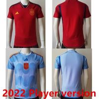 shot goods Top Quality 2022 World Cup Spain Player version Soccer jersey