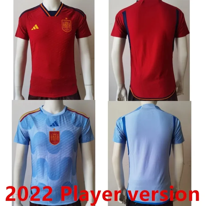 Top Quality 2022 World Cup Spain Player version Soccer jersey Lazada