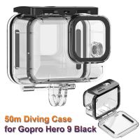 Imperabile Di Immersione Subacquea,กระป๋อง Gopro Eroe 9 Nero Macchina Fotografica Di Azione Subacquea 50M Protezione กล่อง Borsette ต่อ Gopro 9 Accessori