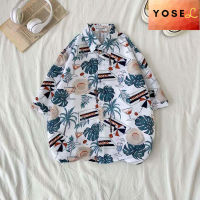 YOSEL เสื้อฮาวาย  ใหม่หมวกพิมพ์เสื้อ -108เสื้อยืดลาย