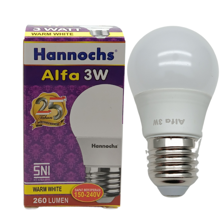 Bola Lampu Led Hannochs Alfa Watt Bohlam Hannochs Led Alfa W Warm