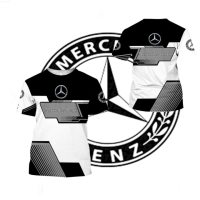 3D Mercedes Benz Full Set Shirt