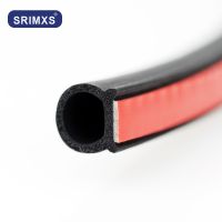 ☃♧✳ Car Door Seal Strips Small D Shape Weatherstrip Rubber Seals Sound Insulation Sealing Strip for Toyota Automobiles Accessories