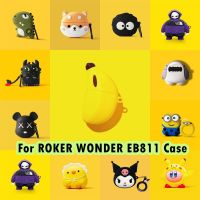 READY STOCK! For ROKER WONDER EB811 Case Funny Cartoons Styling for ROKER WONDER EB811 Casing Soft Earphone Case Cover NO.2