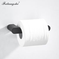 304 Stainless Steel Toilet Paper Holder Matt Black Bathroom Accessories Brushed Roll Paper Holder Screwed Wall Mounted WB8212