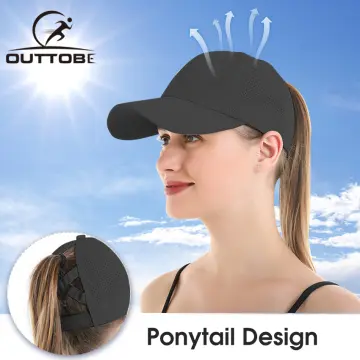 Summer Empty Top Foldable Sport Running Hat Fashion Colorful Women Simple  Quick Dry Tie Dye Beach