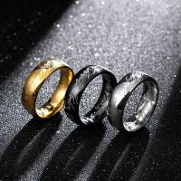 European and Fashion New Mens Hip Hop Titanium Personality Punk Couple