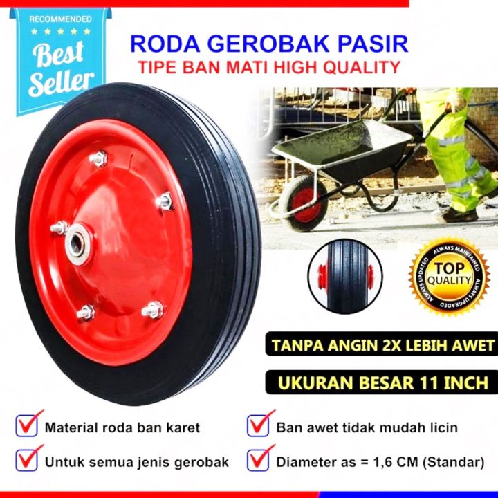 Top 1 Roda Gerobak Sorong Dorong Ban Mati Roda Gerobak Pasir Dorong Sorong Model Arco Artco 4511