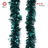 [COD] 2 meters bright maple leaf decoration wool strip flower ribbon wedding festival stage drawing