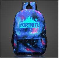 HOT★ผู้ชายผ้าใบ Fortnites Fortress กระเป๋าเป้สะพายหลัง Unisex Camouflage กระเป๋าเป้สะพายหลังกระเป๋านักเรียนใส่ไปโรงเรียนความจุสูงกระเป๋าถือหนังสือท่องเที่ยว Rucksack