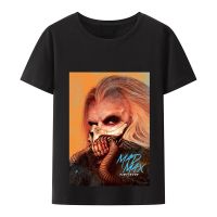 Mad Max Portrait T เสื้อผู้ชาย Moviel ฤดูร้อนแขนสั้นพิมพ์เสื้อยืด Top Gothic Men เสื้อผ้า