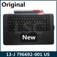 Q LSC 796692-001ใหม่เดิมสำหรับ HP Envy X2 13-J002TU 13T-J000NS 13-J001NG 13-J002DX สหรัฐเค้าโครงแป้นพิมพ์ Palmrest