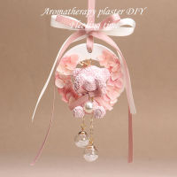 Creative Female Car Perfume Pendant Preserved Fresh Flower Teddy Bear Car Cute High-End Fragrant Stone Gift