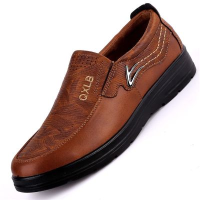 รองเท้าลำลองผู้ชายรองเท้าโลฟเฟอร์ Casual Leather สำหรับบุรุษหนังเทียมรองเท้าส้นเตี้ยสำหรับผู้ชายฤดูร้อน