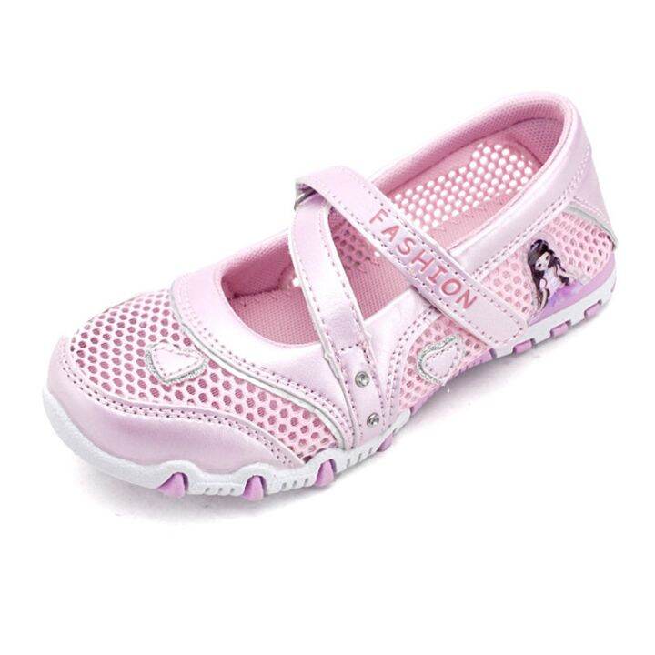 2023-new-summer-high-quality-non-slip-children-shoes-girls-fashion-sandals-cartoon-princess-sandals-kids-flat