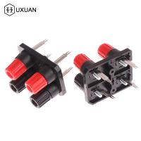 【DT】 hot  2pcs WP External Banana Jack 4Pin Speaker Amplifier Wire Clip Audio Socket WP4-10 4 Pole LED Spring Terminal Switch