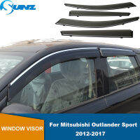 หน้าต่างด้านข้าง D Eflector สำหรับมิตซูบิชิ O Utlander กีฬา2012 2013 2014 2015 2016 2017หน้าต่างโล่ยามปกรถหน้าต่าง Visor
