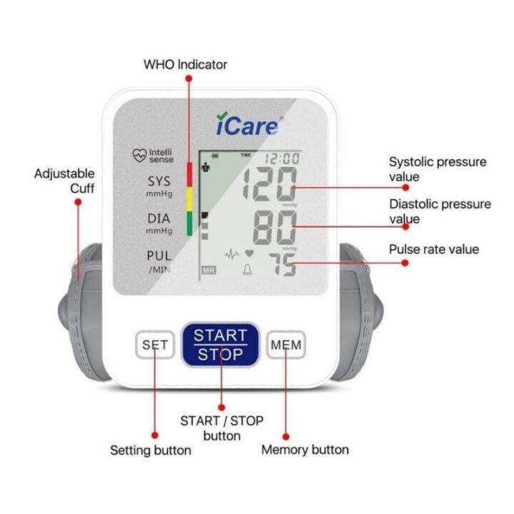 Fayshow iCare®CK238 is a USB Powered Automatic Digital Blood Pressure