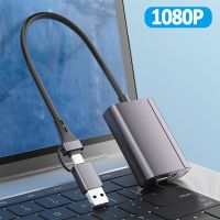 Video Capture Card 1080P 60hz HDMI to USB/USB Type C HDMI Female Cable Adapter Video Grabber Box For MacBook Huawei PC Camera Adapters Cables