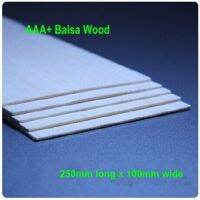 แผ่นไม้ Balsa AAA + โมเดล10ชิ้น/ล็อต250X100x0 8 ~ 5มม. สำหรับวัสดุเรือโมเดลจากไม้ RC DIY