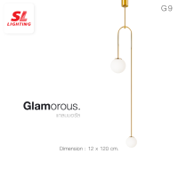 SL LIGHTING | โคมไฟห้อย SL-2-GLAM-P2053/2