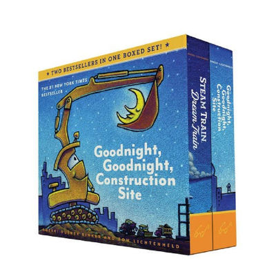 Imported original genuine English goodnight, construction site and steam train new york times childrens best-selling hardcover picture book of childrens books