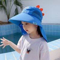 Limited Time Discounts Children Sun Hat Summer Kids Outdoor Neck Ear Cover Anti UV Protection Beach Caps Kids Boy Girl Travel Flap Cap For Children