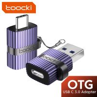 Toocki USB 3.0 Type C OTG Adapter USB C To USB A Micro-USB Converter For Samsung Macbook Laptop Data Transfer Charging Connector