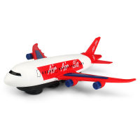 ProudNada Toys ของเล่นเด็ก เครื่องบิน เครื่องบินชนถอยชนถอย AMUXI AIRLINER NO.R06