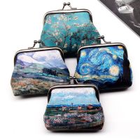 【CW】❐  Printing Coin Purses Hasp Wallet Ladies Clutch Change Purse Female Money Leather