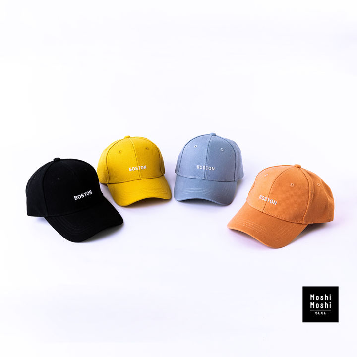 moshi-moshi-หมวกสกรีน-ลาย-boston-คละสี-หมวกแก็ป-ลายแฟชั่น-รุ่น-8100004147-4150