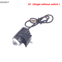 MARBIT ไฟตัดหมอกสำหรับรถกระบะรถออฟโร้ด12V 1 2ชิ้นไฟหน้า LED สองสีสำหรับรถจักรยานยนต์ออฟโร้ดไฟตัดหมอกสีขาวสีเหลือง