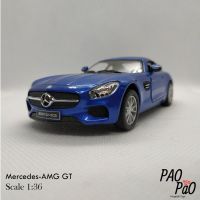 [PaoPao]โมเดลรถเหล็ก Mercedes-AMG GT ของขวัญ ของเล่น ของสะสม ของแต่งบ้าน ตั้งโชว์ ไขลานวิ่งได้