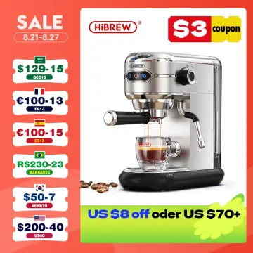 HiBREW 20Bar Semi Automatic Espresso Coffee Machine Temperature