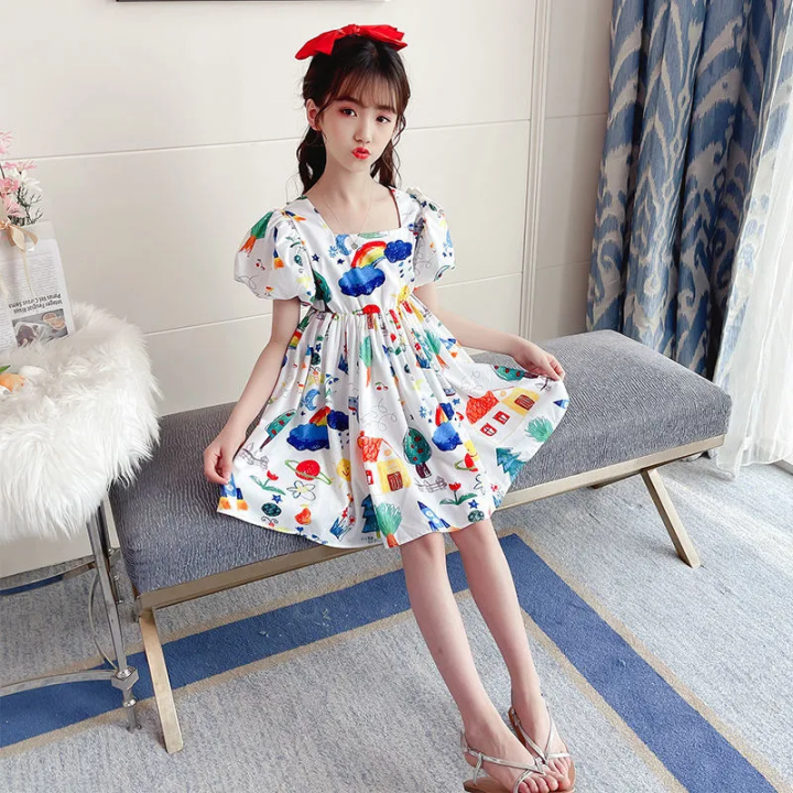 Casual dress for 2025 kid girl